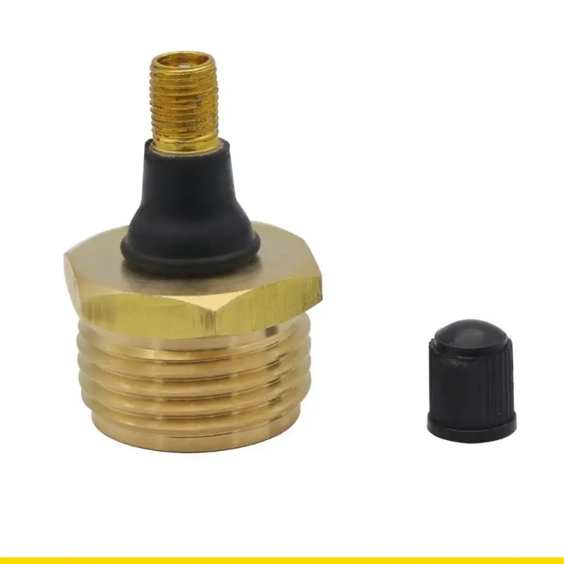 SZCH Essential Brass Blowout Plug Pressure Water Adapter Connector for Safe & Effective Winterizing of Trailer Water Lines