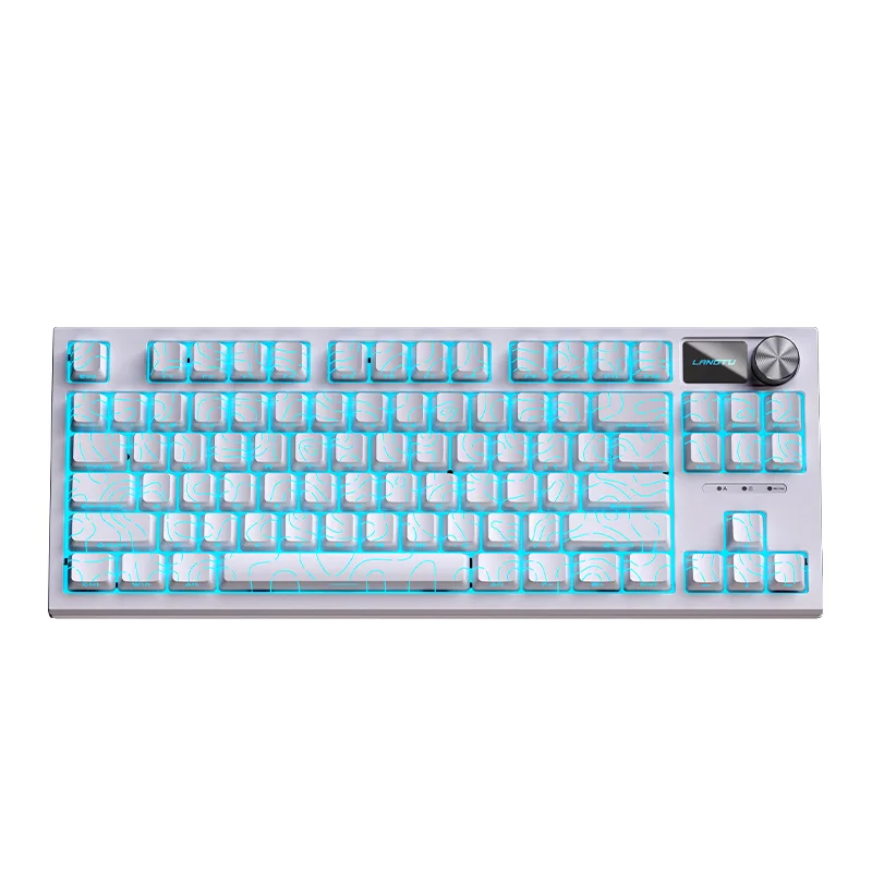 Three-mode Wireless Bluetooth Mechanical Keyboard Wired Computer Keyboard Custom Office Game Keyboard