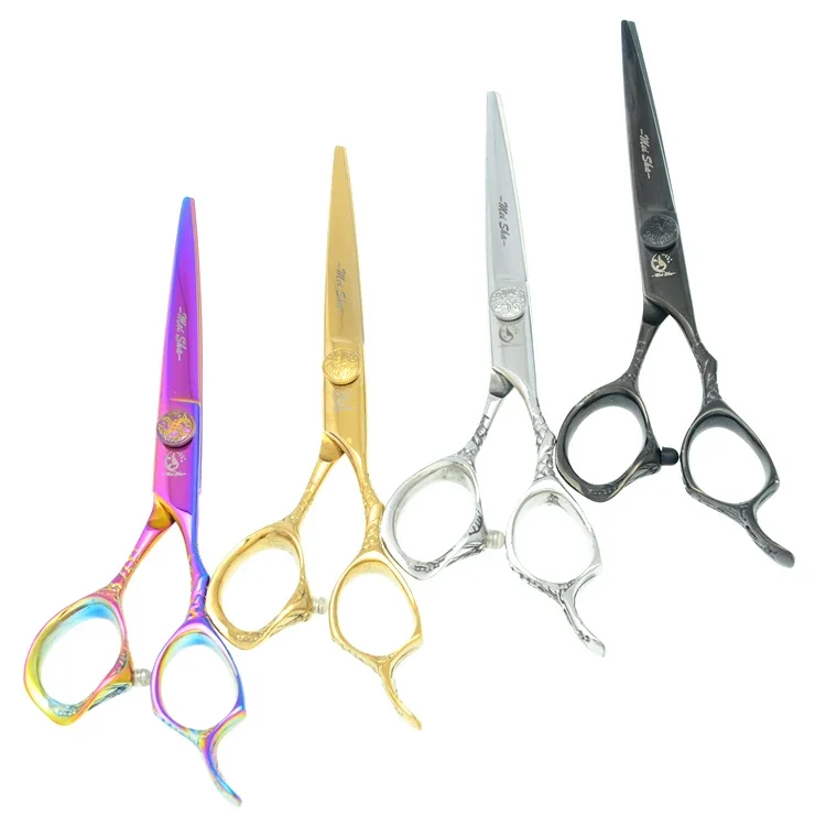 4 Colors Optional 6.0 Inch Meisha Dragon Handle Professional Hair Cutting Scissors Thinning Shears Hairdressing Tijeras A0081A