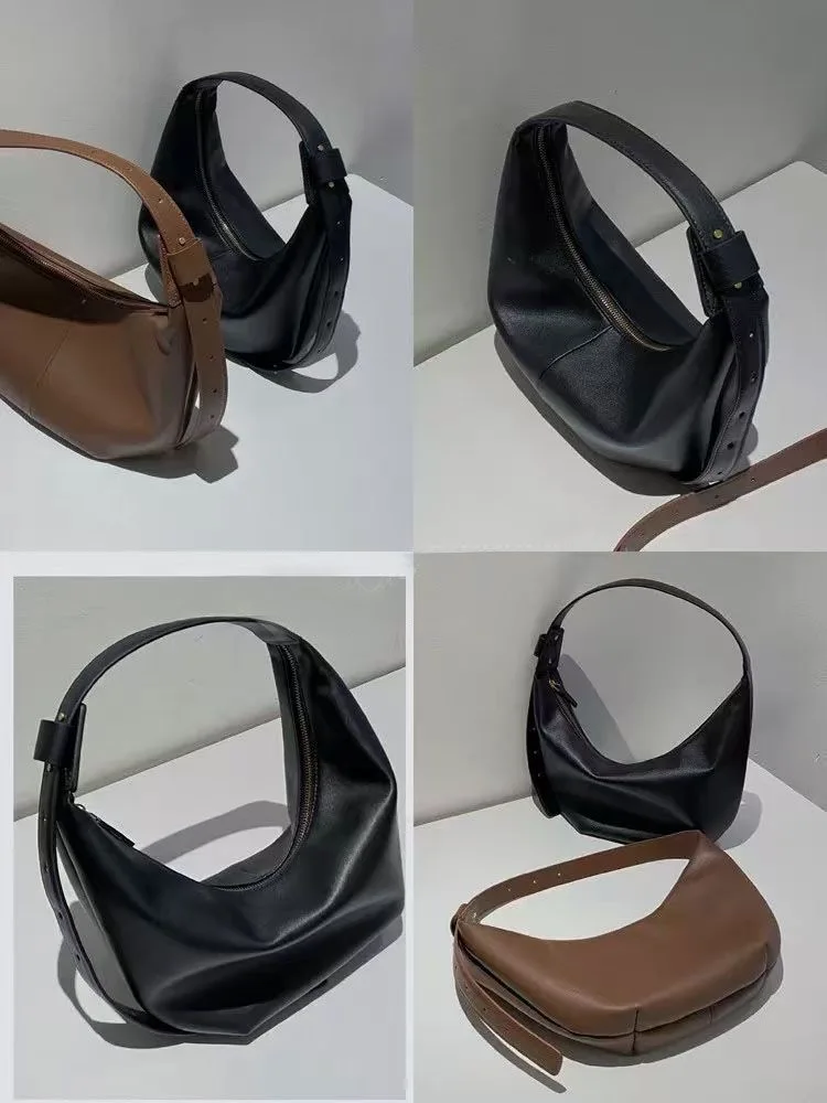 

Bla Dumpling ape oulder Bag Commuter Bag Large Capaci Underarm Bag 2025 New Sle Busin Casual Handbag