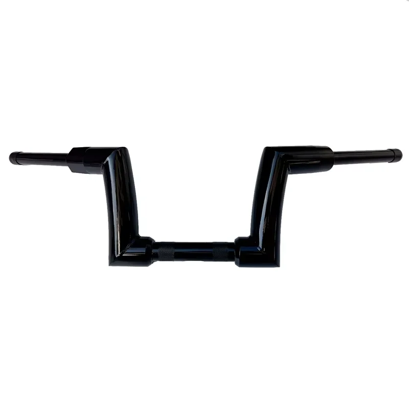 

HCMT Handlebars 1.25" Clamp 6 Inch 8 Inch Rise 2" Fat Hanger Handlebars Drag Bars Compatible with Harley Softail 18+
