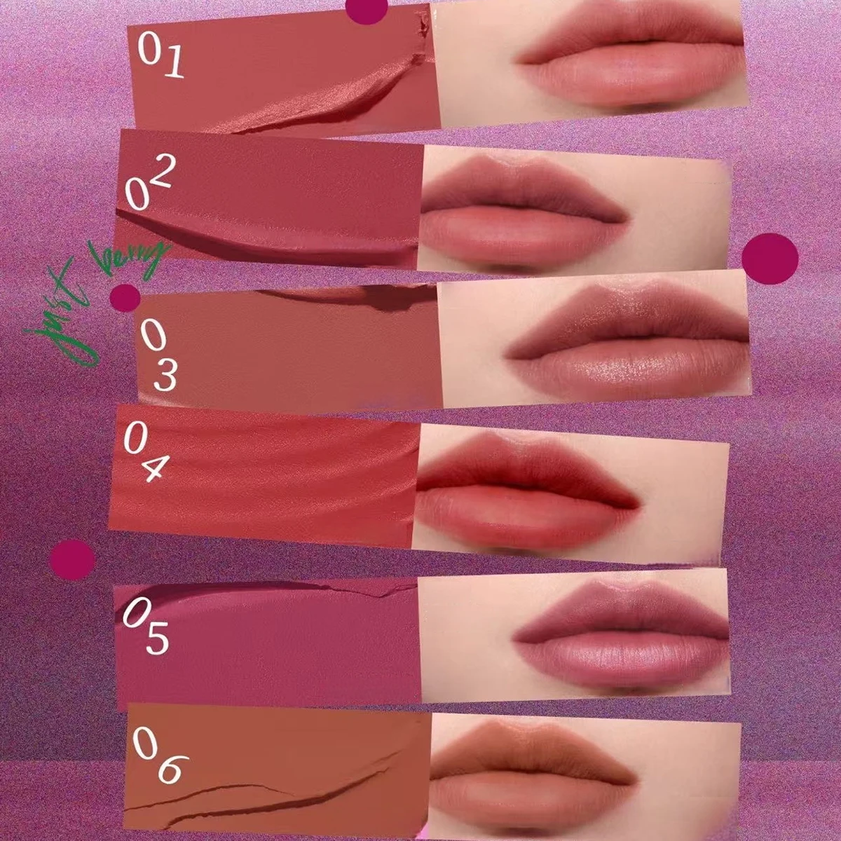 Little Ondine Airy Matte Lip Mud,Soft Smooth Mud Consistency,Matte Without Drying,Frosted Velvet Texture,Natural Matte Lip Look