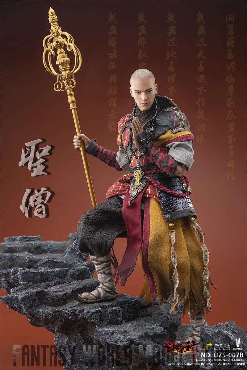 In Stock VERYCOOL DZS-007 1/6 Scale RPG Game Asura Holy Monk 12'' Full Set Collectible Male Soldier Action Figure Model Doll Toy