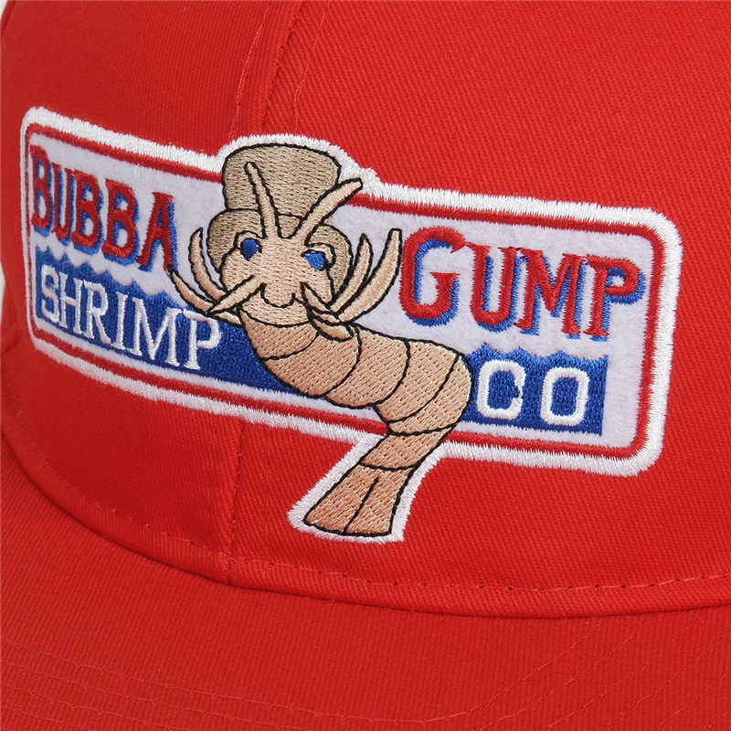 1994 Bubba Gump Shrimp CO. Baseball Hat Forrest Gump Cap Costume Cosplay Embroidered Snapback Cap Men&Women Summer Cap