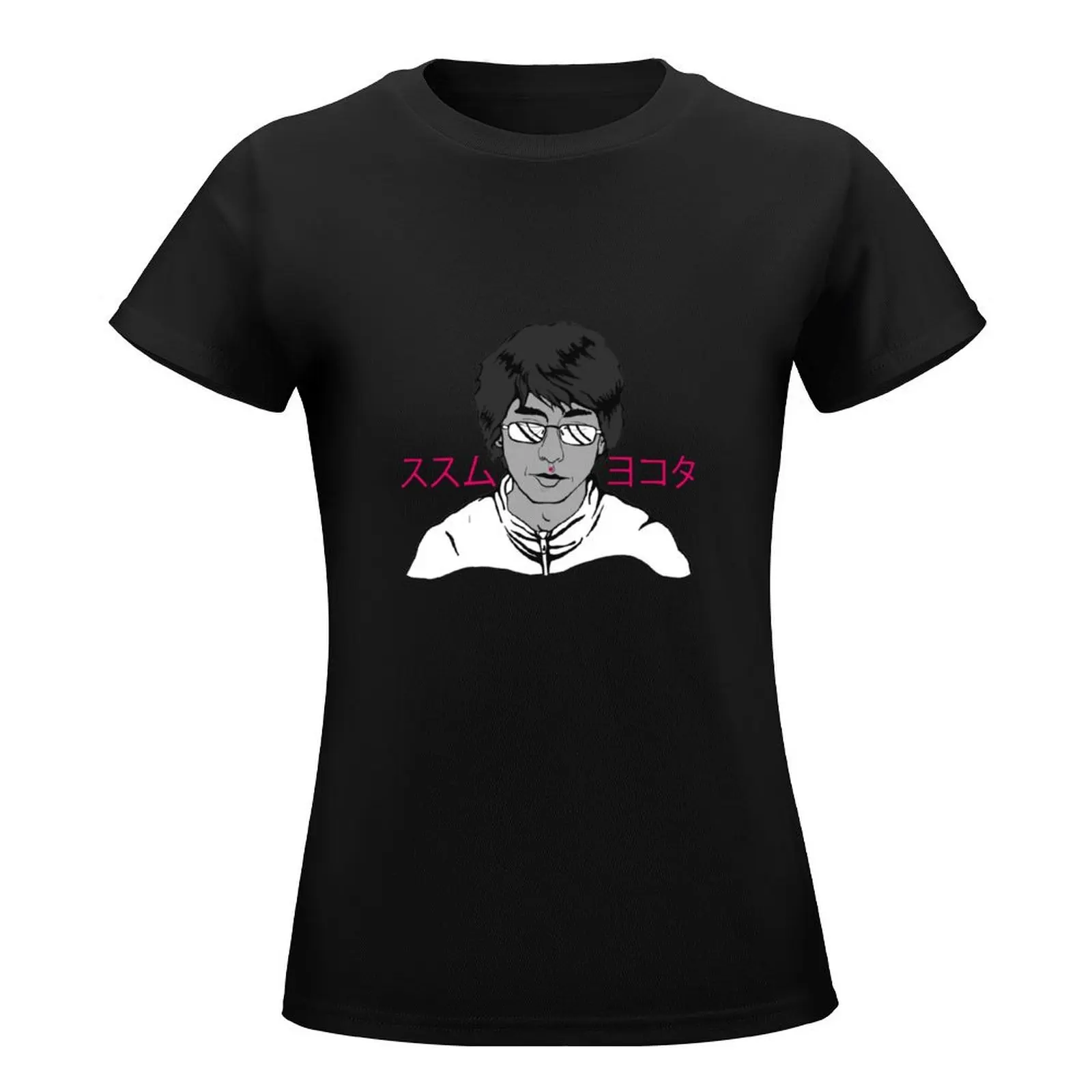 Susumu Yokota T-Shirt Blouse tees female funny luxury designer clothing Women