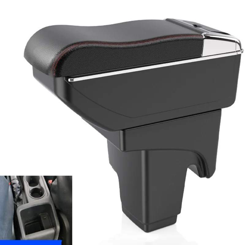 

For Ford Focus 3 Mk3 2011 - 2020 Car Armrest Center Console Upgrade Car Storage Box Modified Auto Parts USB