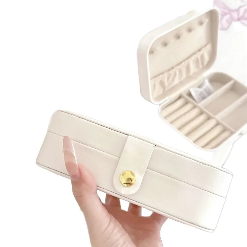 High-end Jewelry Box with Beautiful Design, Exquisite Earrings, Delicate Necklaces and Rings, Large-capacity Accessory Storage view 5