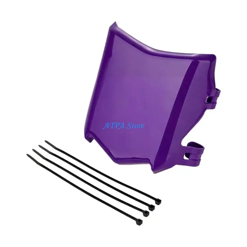 U13C Quick Install ABS Motorcycle Windshield Guard Cover Fits Multiple Bike Models Optimized For Aerodynamics And