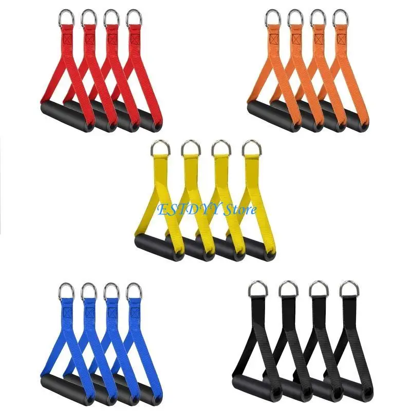 G6DE Resistance Bands Handles Comfortable Heavy Duty Foam Grips with ABS Cores