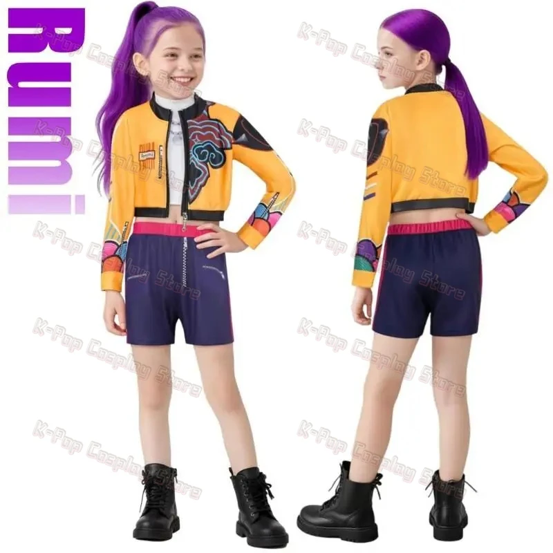 أزياء أنيمي Kpop شيطان الصيادين التأثيرية للفتيات زوي ميرا رومي الخيال لعب الأدوار ملابس Kpop بدلات حفلات الهالوين كرنفال #5
