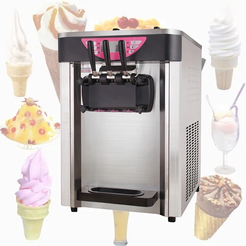 

Машина для производства мороженого Коммерческая полностью автоматическая машина для приготовления сладкого мороженого из нержавеющей стали