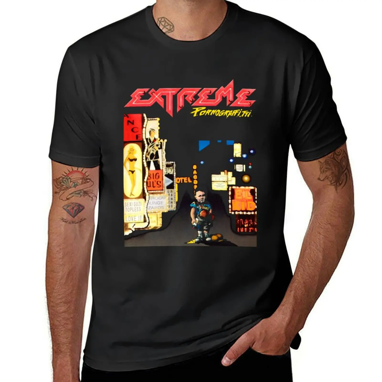 

Extreme Band Album For Fans T-Shirt graphic shirts vintage for a boy clothes mens t shirt