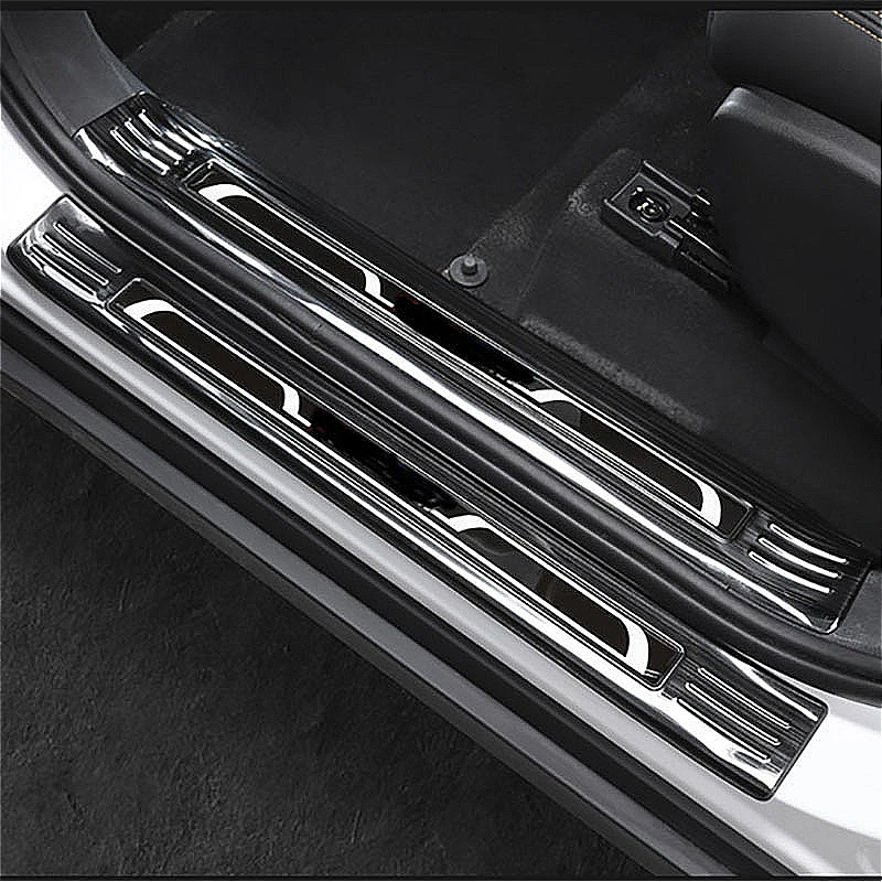 8pcs for FAW BESTURN T77 Threshold Bar Welcome Pedal Stainless Steel Protective Cover T77pro