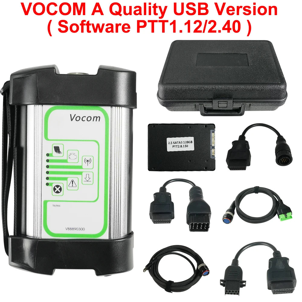 2024 For Volvo VOCOM 2 VOCOM 1 88890300 for volvo vocom II 88890400 Premium Tech Tool PTT 2.8 For VOVLO For Renault diagnostic