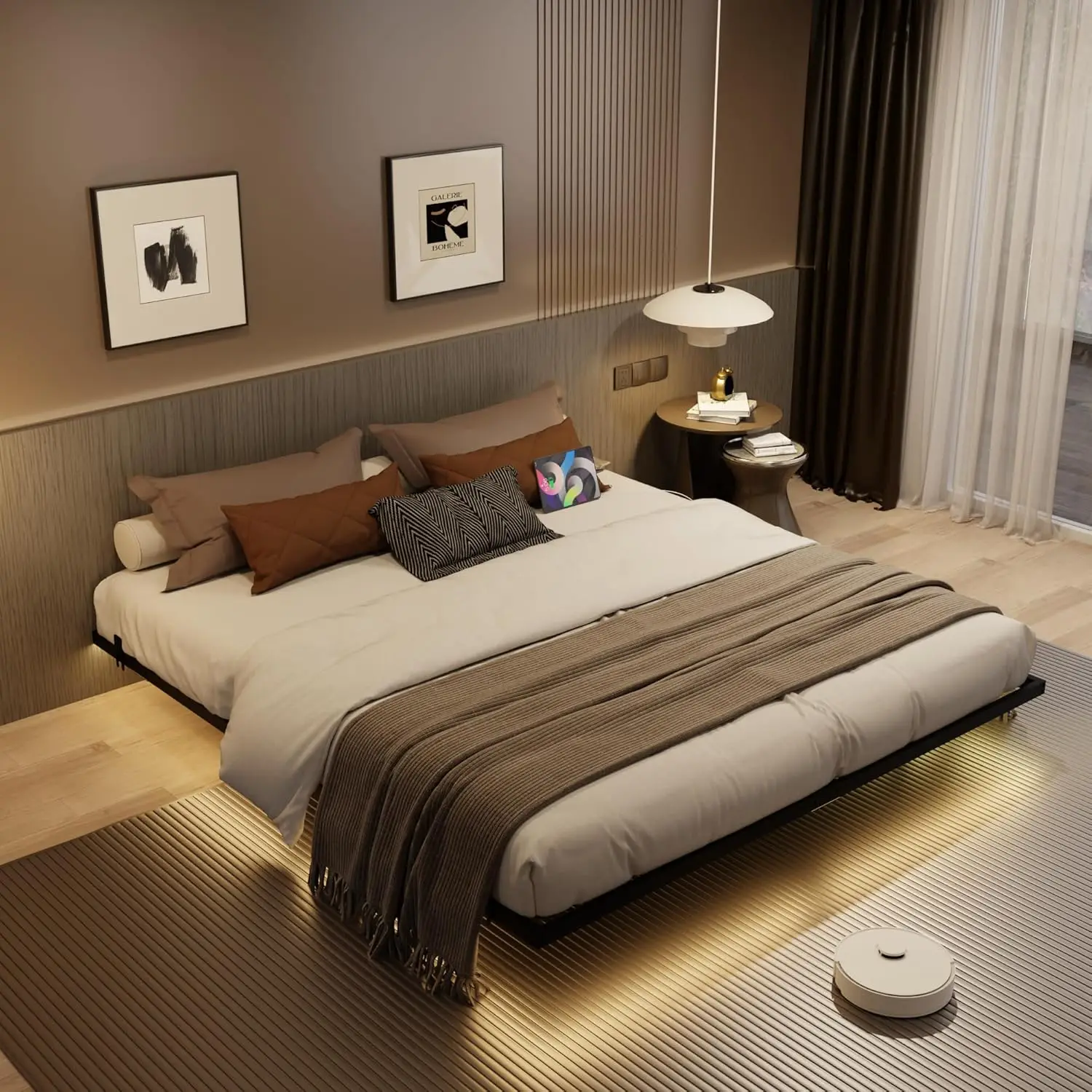 Floating Bed Frame …