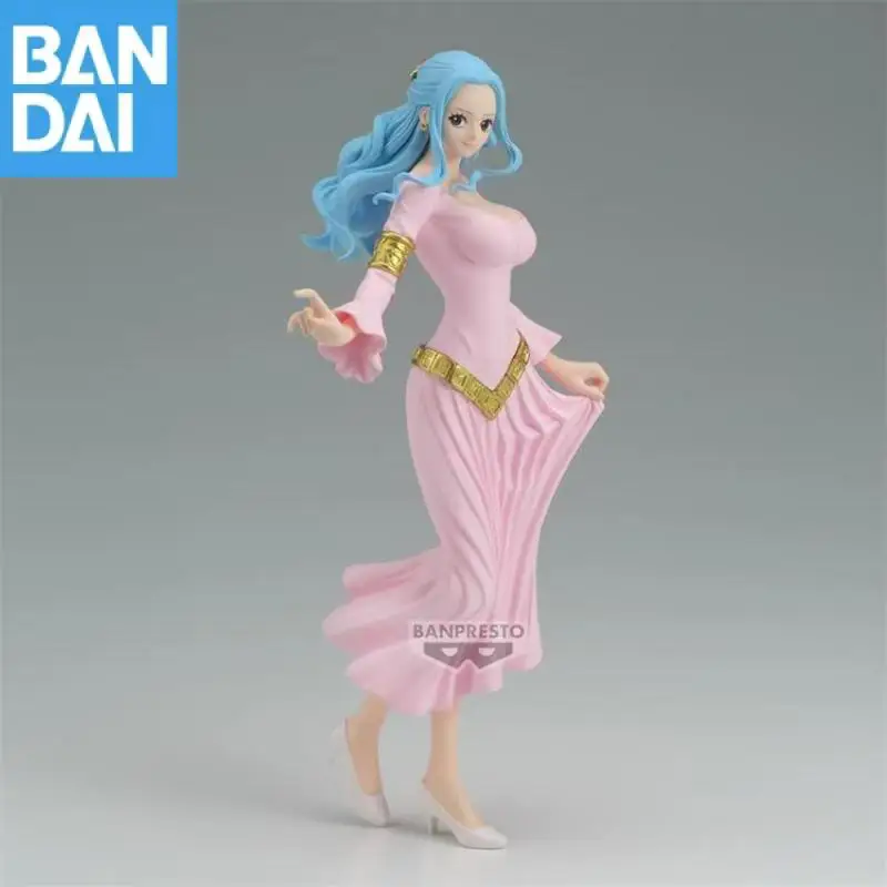 In Voorraad Bandai Namco Banpresto Een Stuk 25th Glitter Glamours Nefeltari D Vivi Anime Figuur 23 cm PVC Collectible Model speelgoed Gif