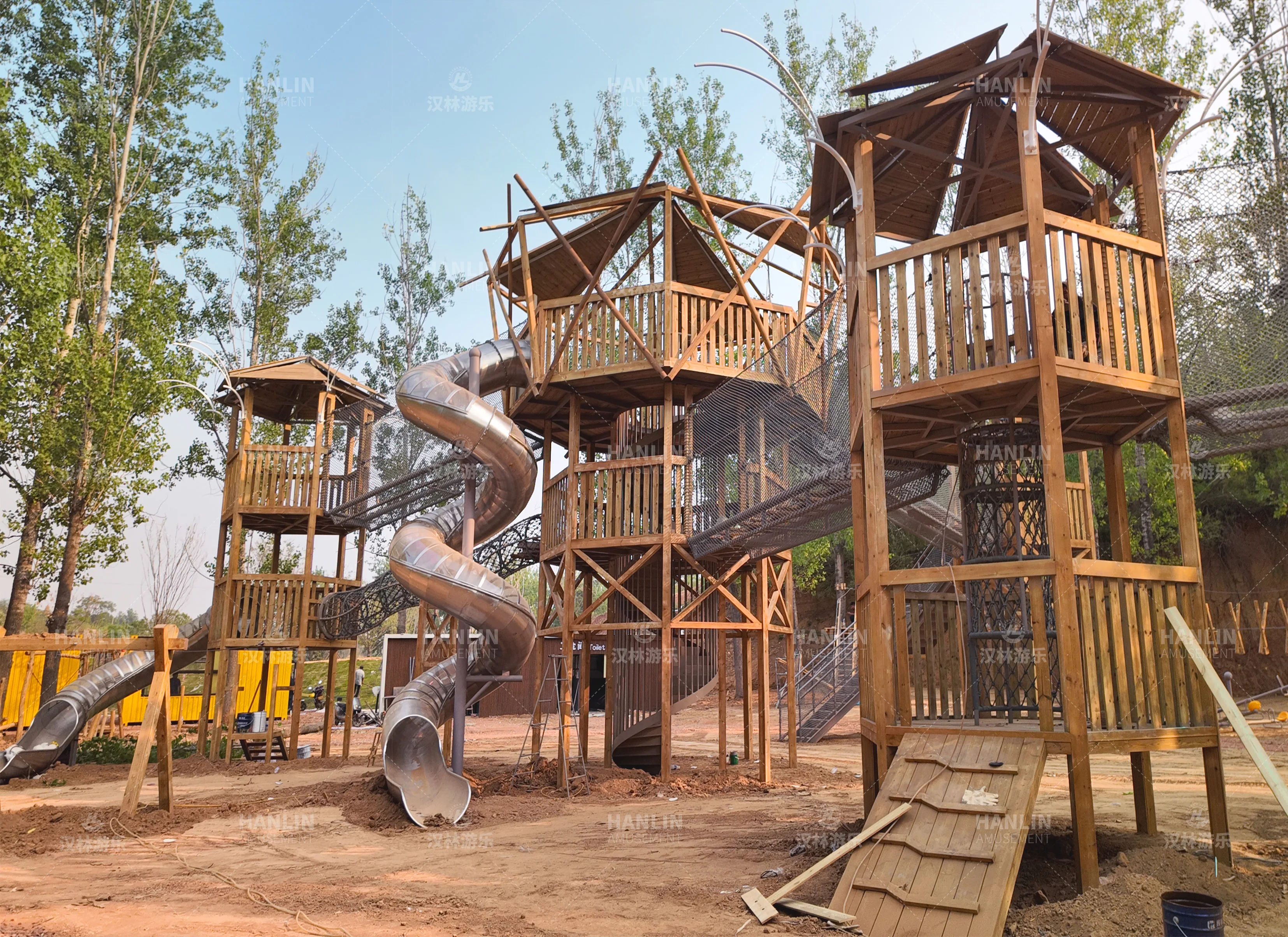 Columpio de Madera para Niños, - Kids Outdoor Wooden Playset reseña y precio