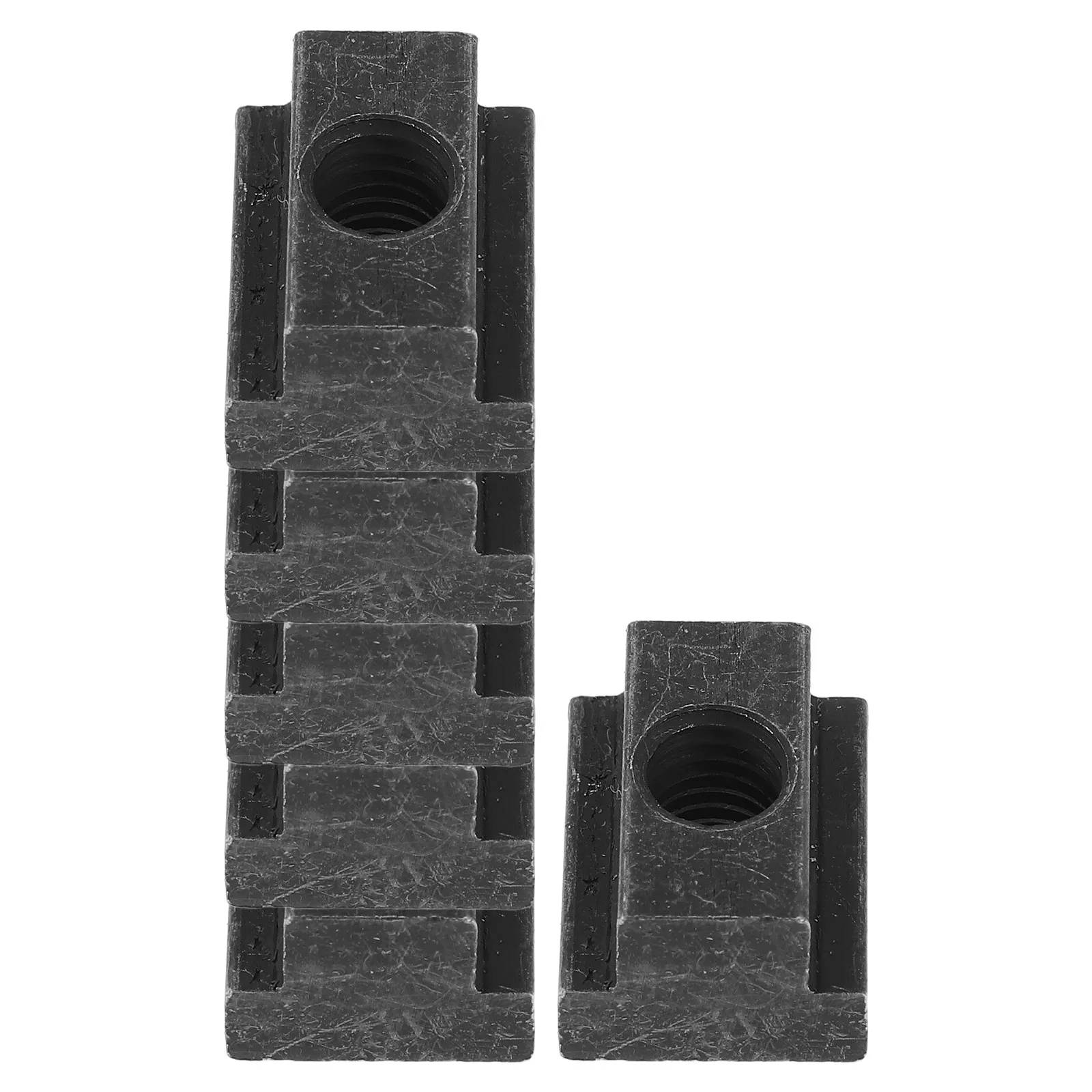 6Pcs T-Slot Nuts Reliable High-Strength Clamping Hardware for Machine Tools T-Slot Joint Fasteners Nut Bolt Assortment