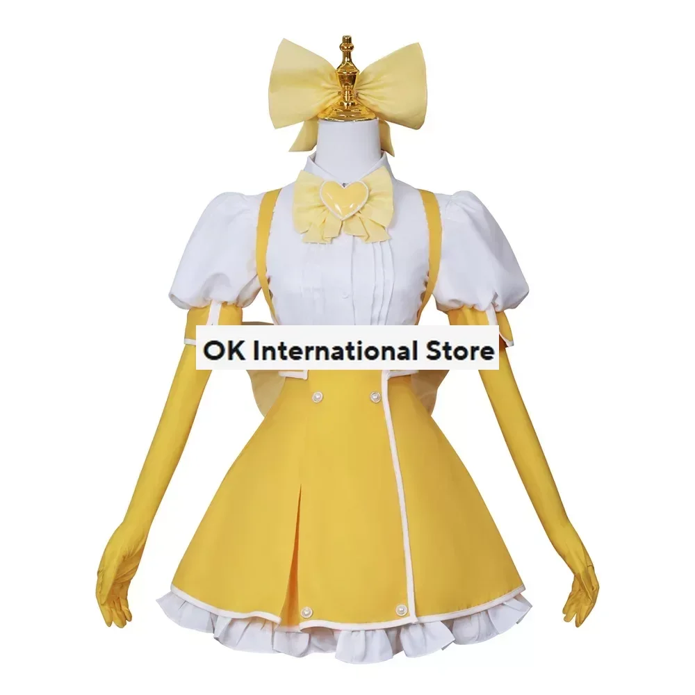 Anime Gushing Over Magical Girls Cosplay Tenkawa Kaoruko Cosplay Costume School Uniform Dress Role Play Halloween Comic Outfit