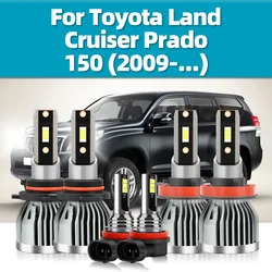 Turbo Led Headlight Bulb 110W 20000LM 6000K Auto Lamps For Toyota Land Cruiser Prado 150 2009 2010 2011 2012 2013 2014 2015-2023