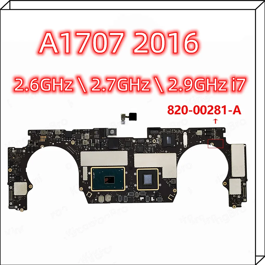 Map original a1707 mother map logic for MacBook Pro Retina 15 inch a1707 with touch ID-00281-a 820-a-a 2016