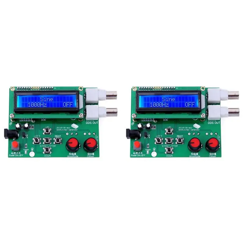 A98T 2X Signal Generator Pulse Frequency DDS Function Signal Generator DIY Kit Module 1Hz-65534Hz Syntezator With LCD Display