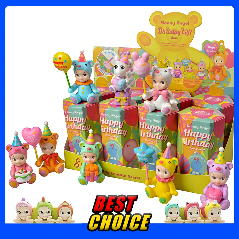 Sonny Angel 20th Anniversary Christmas Series Blind Box Tokoh Anime Boneka Ornamen Mainan Penggemar untuk Anak-anak Koleksi Hadiah Liburan