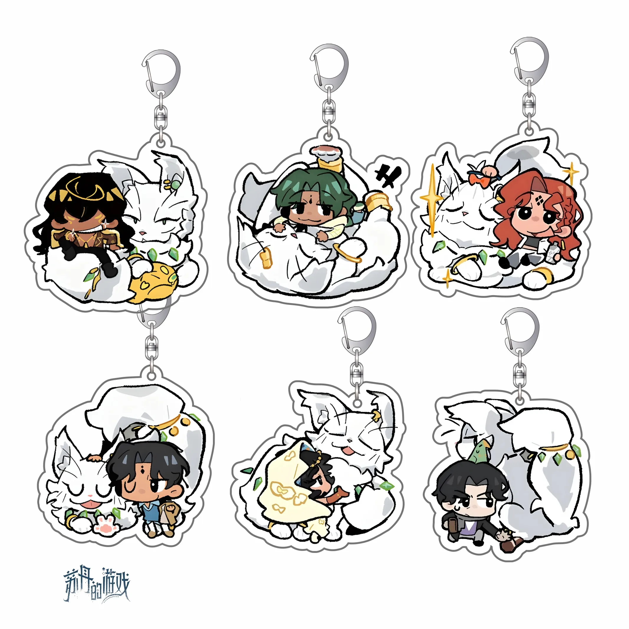 Sultan's Game Cat Series Sultan Arzu Maggie Nefele Anime Acrylic Stand Desktop Decoration Pendant Car Keychain Accessories Gift