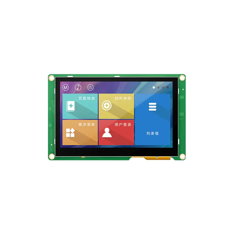 X2 Series 4.3-inch HMI Serial Port Screen, Resistive Touch LCD Display, Human-machine Interaction