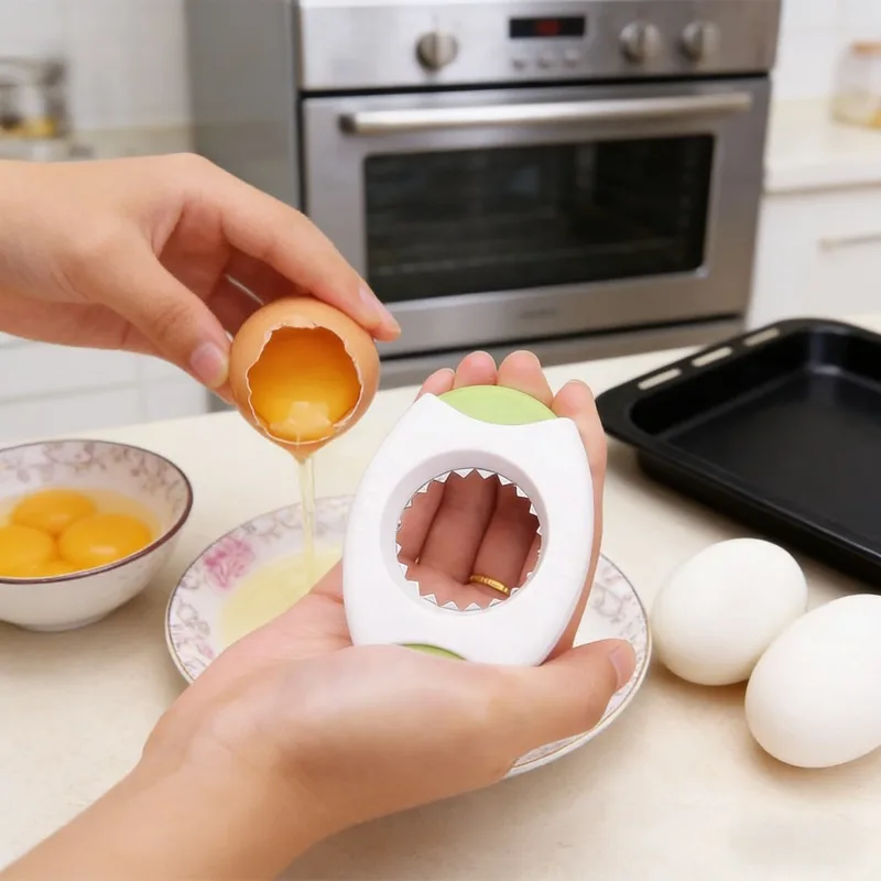

Egg Clipper Home Kitchen Creative Tool Eggshell Cutter Egg Opening Tool Food Grade Stainless Steel Is Safe and Convenient