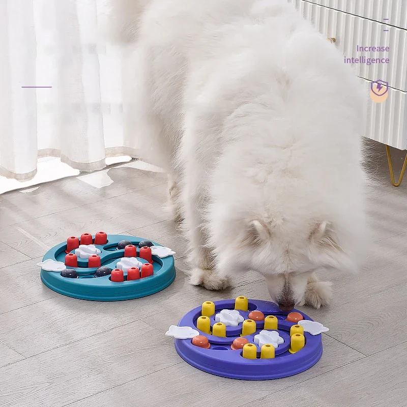 Dog Enrichment Puzzle Toys Slow Feeder Pet Interactive Increase IQ Sniffing Puzzles Toy Intelligence Training Game Food Dispense