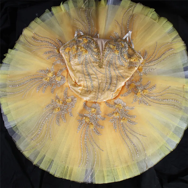 ผู้ใหญ่ขั้นต่ํา1ชิ้นที่กําหนดเองประสิทธิภาพสวมใส่เครื่องแต่งกายเต้นรําทองมืออาชีพบัลเล่ต์ตู