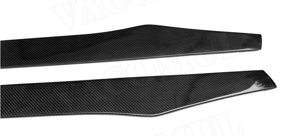 

JCYECF боковые юбки из углеродного волокна, рокерная панель, разделитель губ для BMW, Audi, Benz, VW, Toyota, Ford, фартук бампера