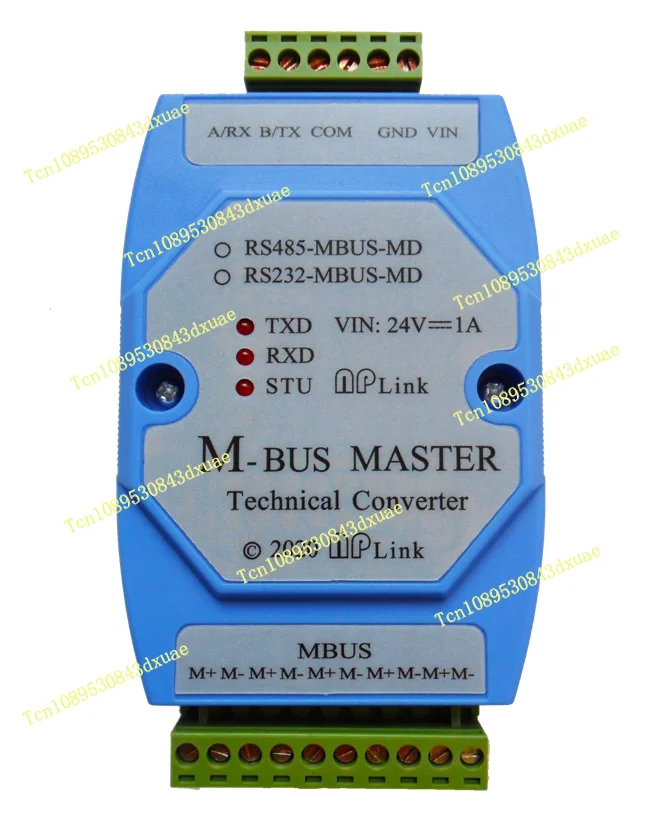 

Industrial-grade isolated RS232 to MBUS master data transmission wide voltage supply 350 load MBUS concentrator
