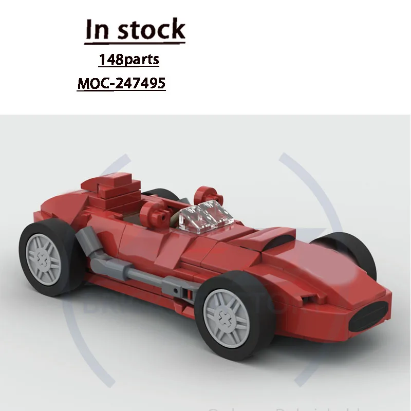 

MOC-247495 New Iconic Sports Mini Supercar Racing Building Block Model, 148 Parts, Creative Birthday Gift Toy for Boys and Kids