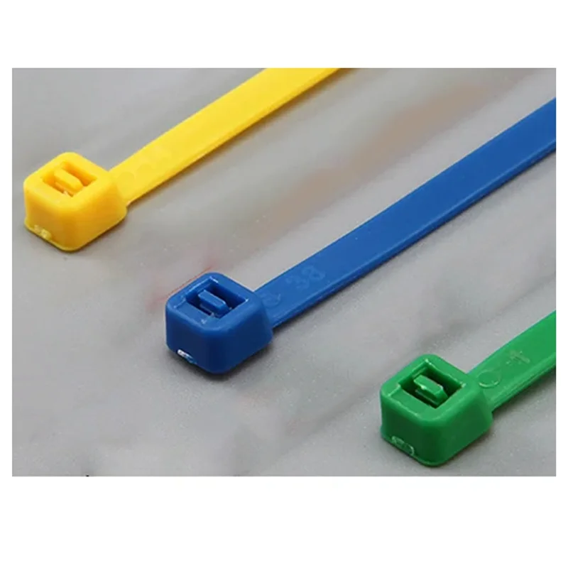 

ABMH-Self Locking Nylon Cable Ties Wire Cable Ties Self Locking Organ Quick Cable 4X200mm 500 Pcs
