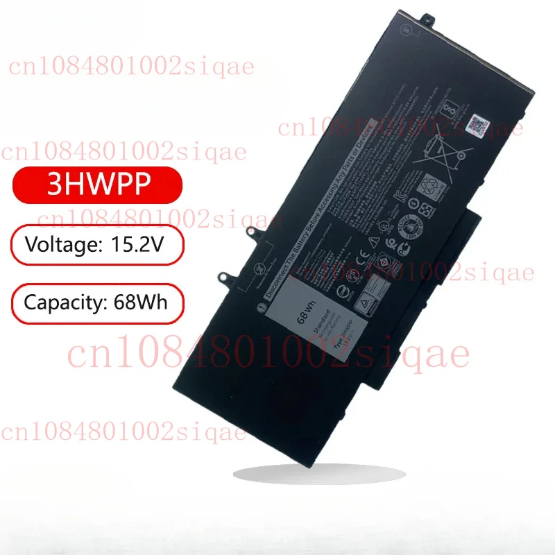 

Аккумулятор для ноутбука 3HWPP для Dell Latitude 5401 5410 5411 5501 5511, Precision 3541 3550 3551 Inspiron 7500 7506 7706 2-IN-1, P80F003