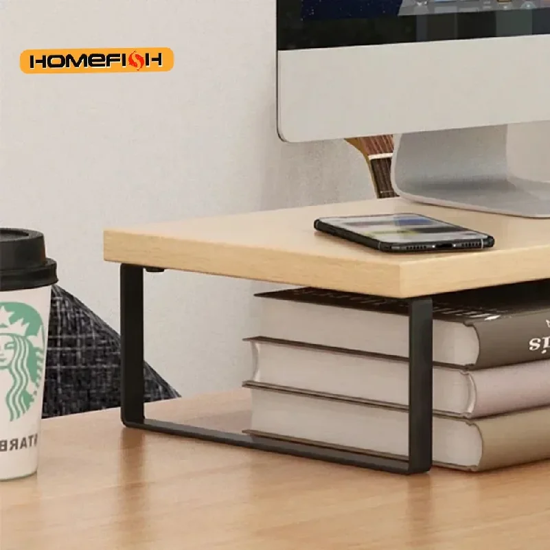 Computer Monitor Elevated Monitor Base Home Office Storage Rack Computer Desktop Creative Storage Rack Office Storage Supplies
