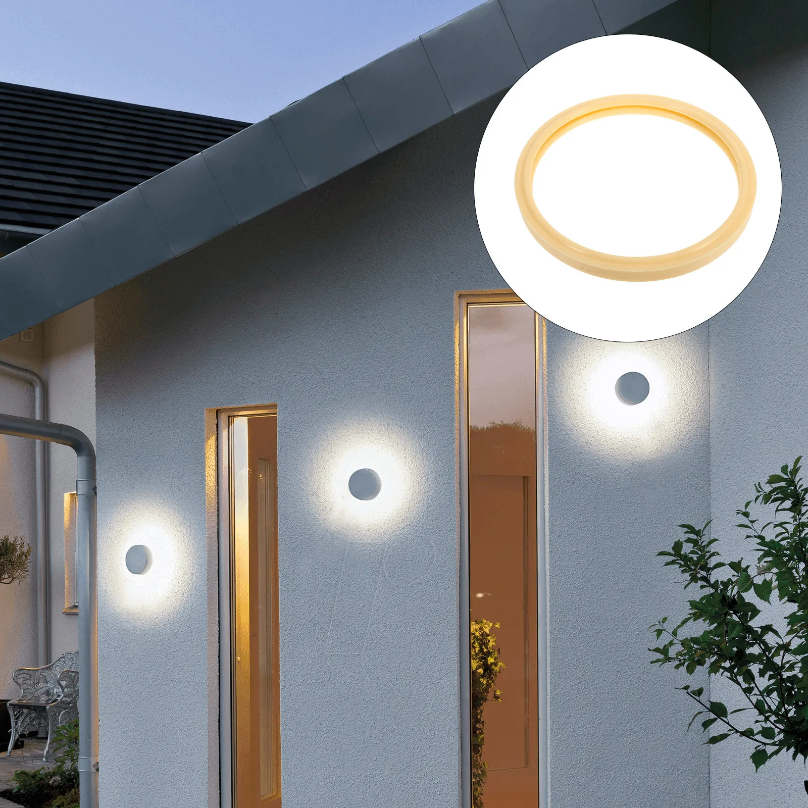 

Waterproof Pool Light Gasket Replacement Lens Washer Round Plastic Seal Fit for Most Pool Lights Improves Brightness Easy to