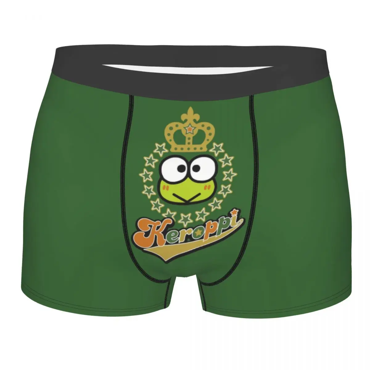 Custom Cool Disney Cartoon Kero Kero Keroppi Sanrio Anime Boxers Shorts Panties Male Underpants Comfortable Briefs Underwear