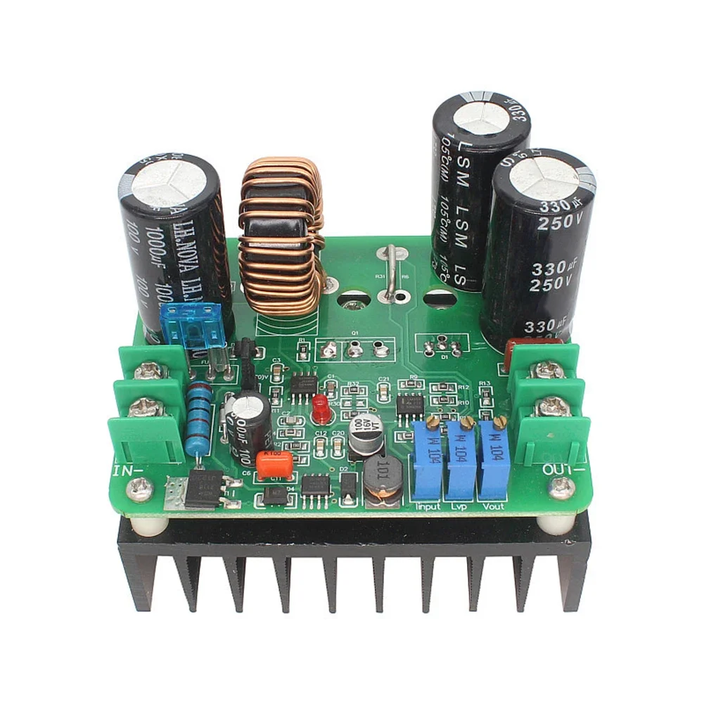 

Powerful 900W DC DC Boost Converter Module Adjustable Voltage from 8V 60V to 12V 130V with Protection Features