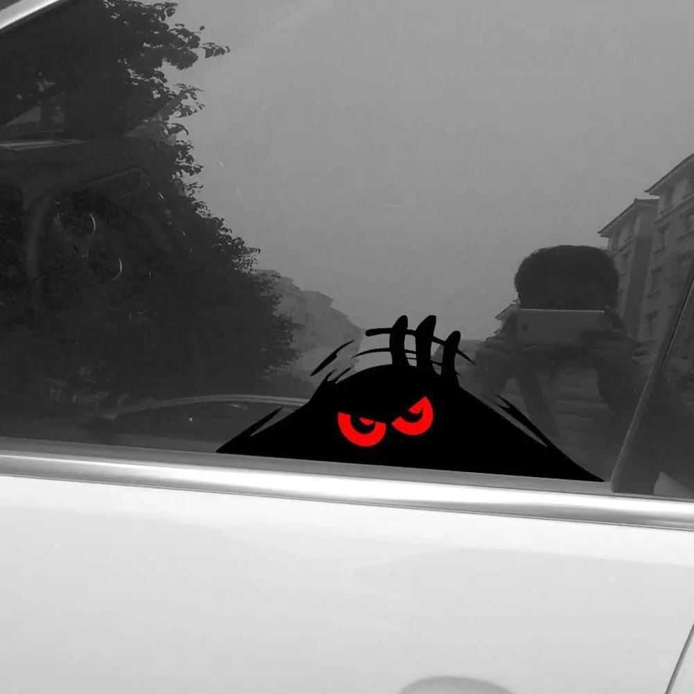 Car Stickers Car Red Eyes Peep Sticker Car Reflective Stickers Auto Decoration Sticker Auto Products Car Accessories