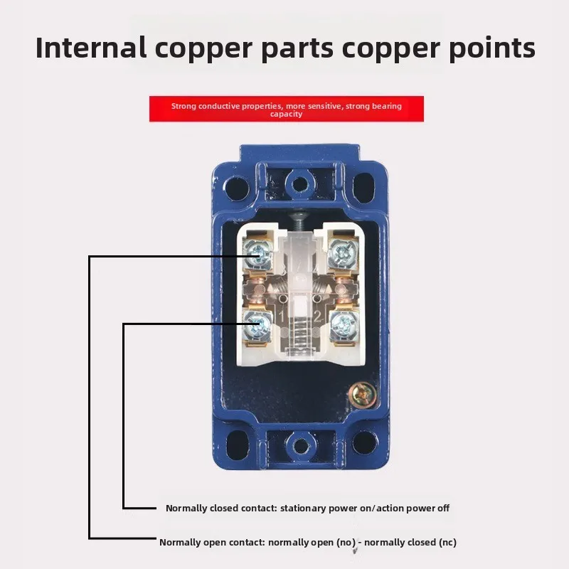 Waterproof Self-reset Limit Switch Roller Lever Corrosion Resistant Marine Vessel Lifting Mechanical Position Stop Sensor