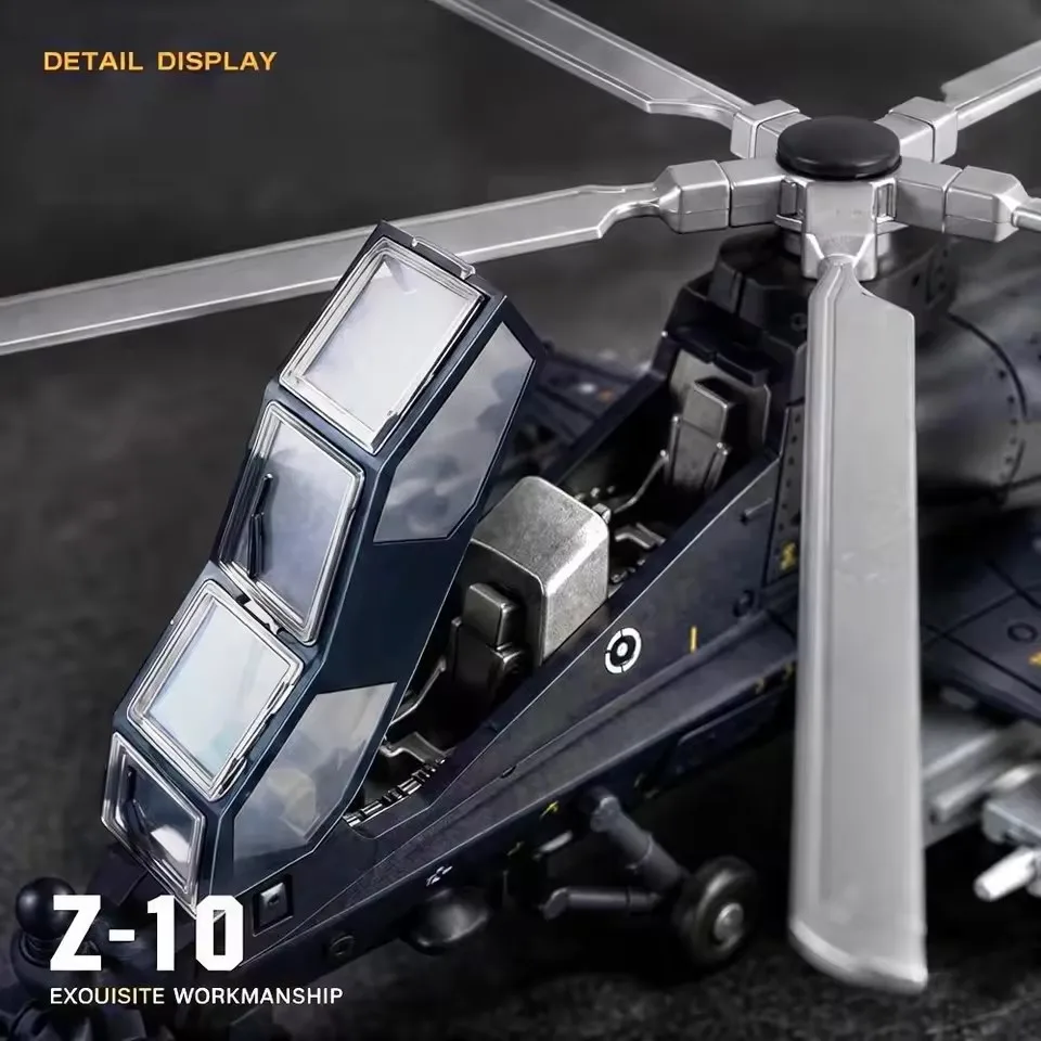 1:72 Z-10 Attack Helicopter Model Mini Military Aircraft Ornament Home Desktop Decoration Collectible Display Gift