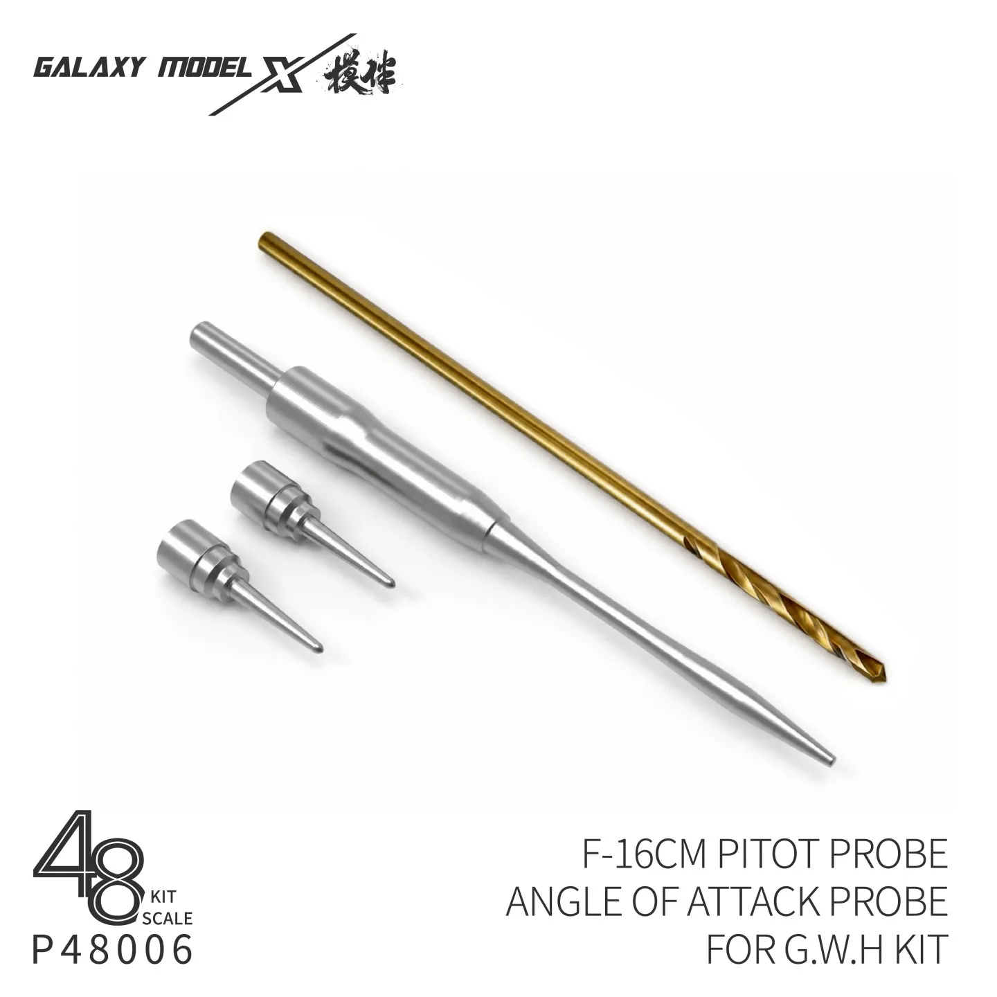 GALAXY P48006 1/48 F-16CM PITOT PROBE ANGLE OF ATTACK PROBE FOR G.W.H KIT