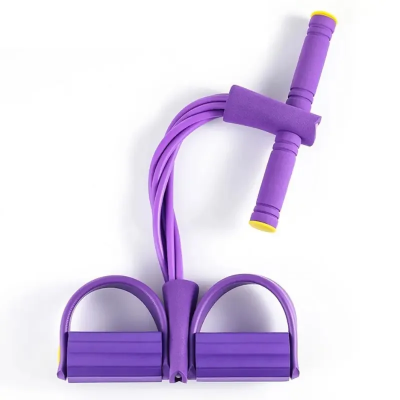 1pcs Multifunctional Yoga Pedal Resistance Band, Home Workout Equipment, Abdominal Exercise Auxiliary Equipment, Pilates Tension Rope, Suitable for Home Exercise Yoga Training，Home Gym Equipment for Full Body Strength for Abdomen/Waist/Arm/Leg Training an