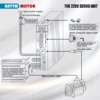 【EU US】400W 600W 750W 1000W 1KW AC 서보 모터 CNC 세트 키트 자기 인코더(브레이크 + 드라이버 포함) 6