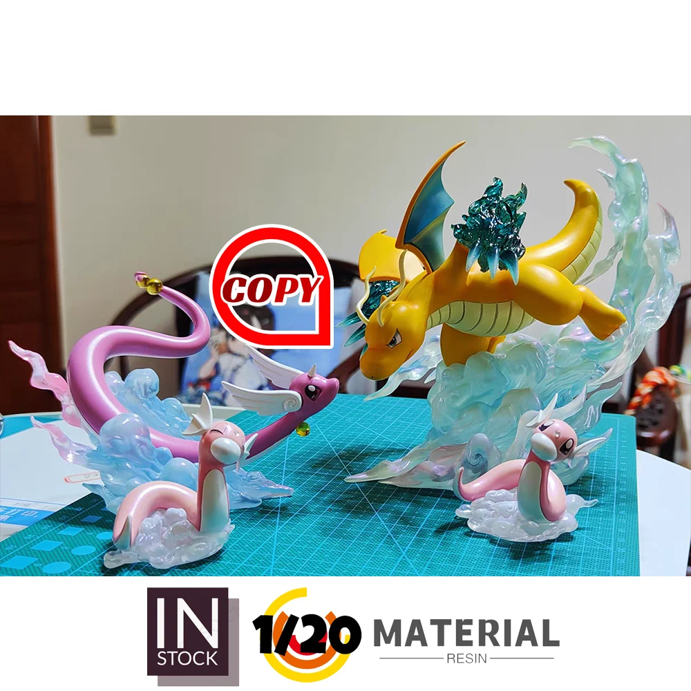 [In Stock] 1/20 Resin Figure [Copy Pallet T] - Dratini & Dragonair & Dragonite