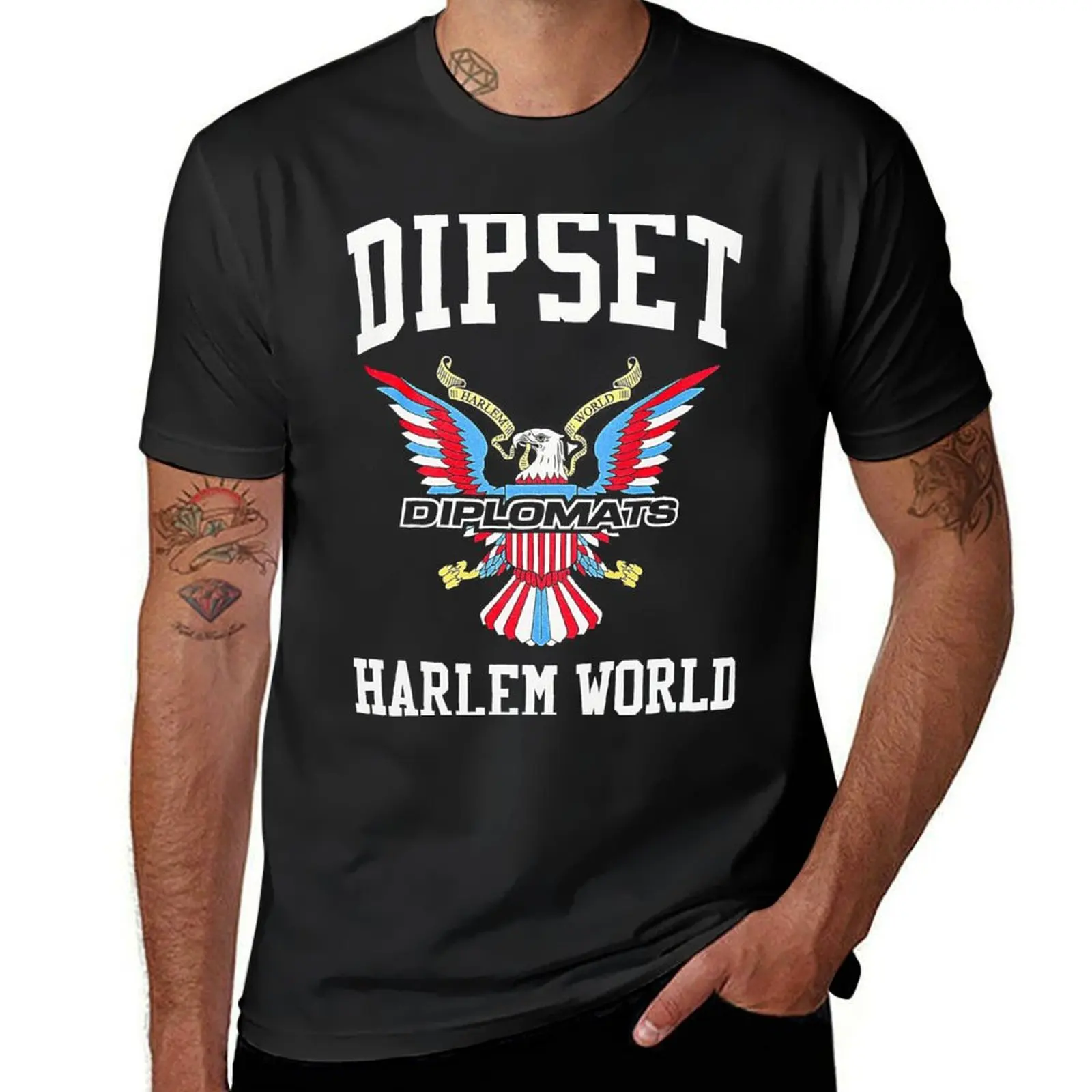 Dipset Stars Immunity T-Shirt blanks hippie clothes kawaii clothes mens plain t shirts