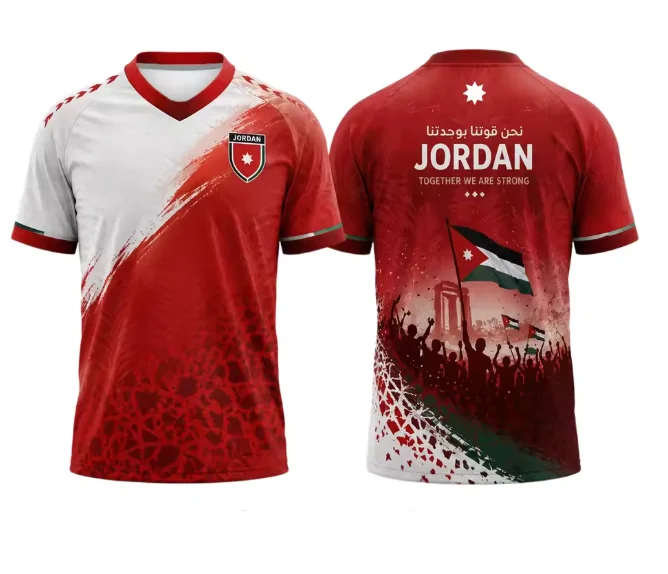 2026 Jordan Summer Football T-shirt Breathable Fitness Loose Short Sleeve Top Casual T-shirt